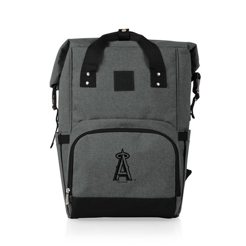 Mlb Los Angeles Angels On The Go Roll top Cooler Backpack Heathered Gray Target