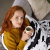 PiccoCasa 300GSM Lightweight Cute Comfy Fleece Flannel Throw Blankets 1 Pc - 3 of 4