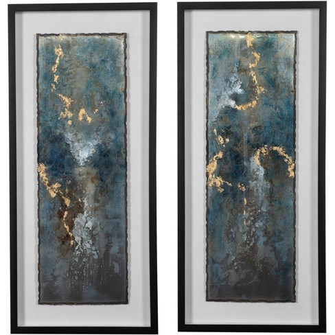 Uttermost Glimmering Agate 43 1/2" High 2-Piece Framed Wall Art Set - image 1 of 1