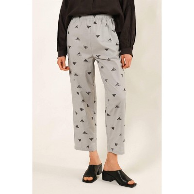 Women's Triangle Print Tapered Pant - 124 Voltaire S