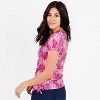 Calypsa Women's UPF 50+ Short Sleeve Adele Swim Top - 2 of 4