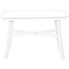 Monarch Specialties Dining Table 30 inch Round Small Kitchen Dining Room White Veneer Wood Legs Transitional - 3 of 4