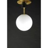 Maxim Lighting Vesper 1 - Light Semi-Flush Mount in  Satin Brass/Black - 2 of 2