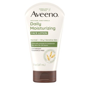 Aveeno Daily Moisturizing Prebiotic Oat Face Cream for Dry Skin - Fragrance Free - 5fl oz - 1 of 4