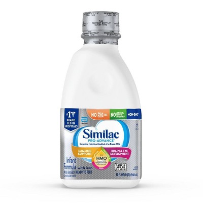 Similac Pro-Advance Non-GMO Ready-to-Feed Infant Formula - 32 fl oz
