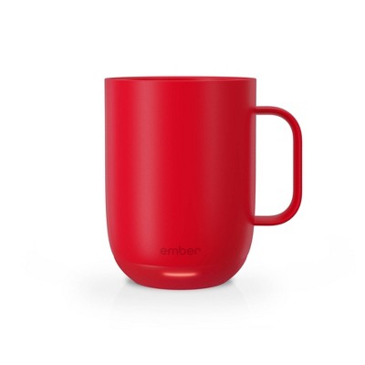 Ember Mug 2 14oz Temperature Control Smart Mug Red: Stainless Steel, Hand Wash, Includes Coaster