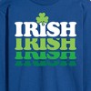 Men's - Instant Message - Irish Retro Repeat Long Sleeve Graphic T-Shirt - 2 of 4
