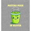 Matcha Made In Heaven Matcha Drink Women's Crew Neck Crop Top - 2 of 3