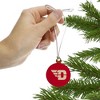 University of Dayton Flyers Logo Mini Small Tiny Wood Christmas Tree Holiday Ornament - 2 of 4