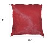 18"  Cowhide Throw Pillow - 3 of 4