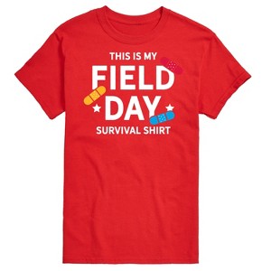 Men's - Instant Message - Field Day Survival Shirt Short Sleeve Graphic T-Shirt - 1 of 4