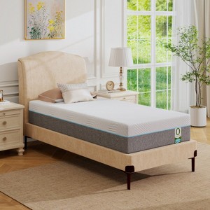 Dyonery 12 Inch Memory Foam Mattress Hybrid Mattresses Cooling Gel Therapeutic Extra Firm Comfort&Support for Back Pain Pressure Relief - 1 of 4