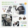 Petique Deluxe Double Decker Pet Stroller For Multiple Small Pets - Holds Up To 33 LB - 2 of 4