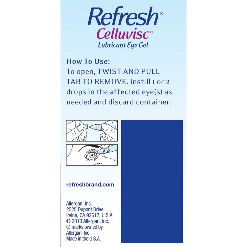 Refresh Celluvisc Lubricant Eye Drops - 0.3 fl oz/30ct, 3 of 7