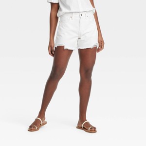 Women's Mid-Rise 90's Baggy Denim Shorts - Universal Thread™ - 1 of 3