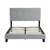 PAGED Platform Bed Frame Upholstered Bed Frame with Headboard, Wood Slat Support, No Box Spring Needed - 3 of 4
