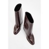 Ellas Burgundy Chunky Heel Boot (Women) | Prologue Shoes - 2 of 4
