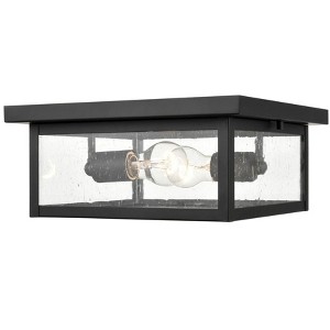 Millennium Lighting Evanton 2 - Light Flush Mount in  Powder Coated Black - 1 of 4