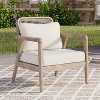 Christopher Knight Home Terry Patio Rustic Acacia Wood Club Chair with Water Resistant Cushions - 2 of 4