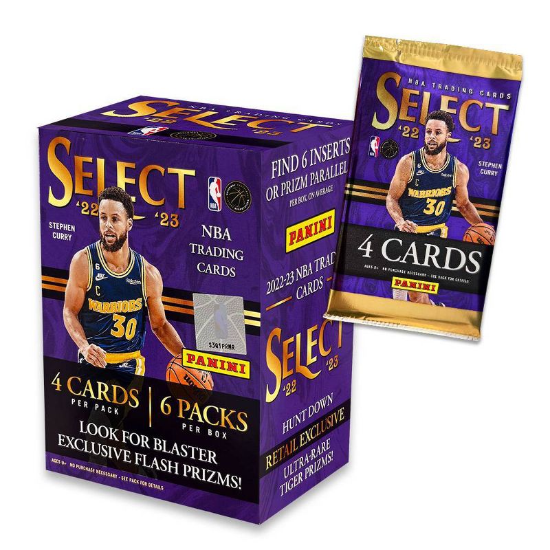 2022-23 Panini NBA Select Basketball Trading Card Blaster Box, 2 of 4