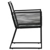 vidaXL Patio Chairs 2 pcs Black PVC Rattan - 4 of 4