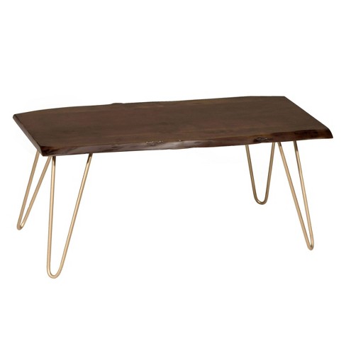 Carolina Living Langdon Live Edge Coffee Table/Bench - image 1 of 4