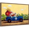 Amanti Art Family Drive by Lucia Heffernan Framed Canvas Wall Art - 3 of 4