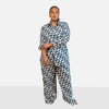Rebdolls Women's Quinta Linen Abstract Print Button Front Blouse - 2 of 3