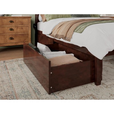 AFI Furnishings Urban Bed Drawers Queen-King Walnut