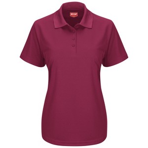 Red Kap Women's Short Sleeve Performance Knit Pocketless Core Polo - 1 of 2