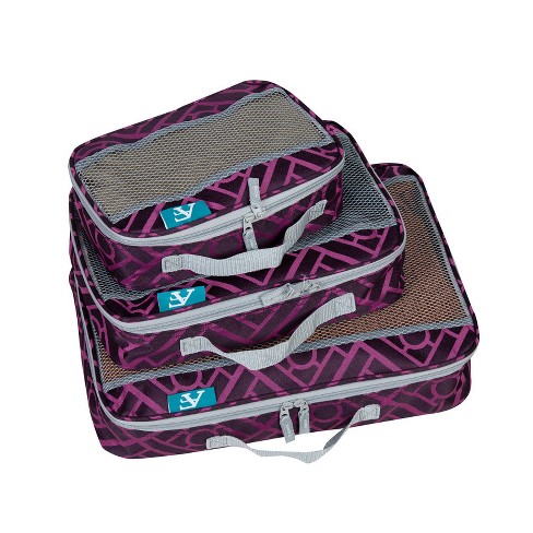 Baggallini 2 Medium / 1 Large Compression Packing Cubes Travel Set : Target