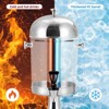8L Beverage Dispenser, Hot & Cold Drink Dispensers for Home Parties Buffet Catering, Stainless Steel Water Juice Dispenser - 4 of 4