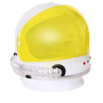 HalloweenCostumes.com    Adult's Astronaut Helmet, White/Yellow