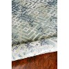HomeRoots 10' X 13' Sand And Light Blue Geometric Area Rug - 4 of 4