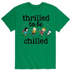 Men's - Peanuts - Snoopy Winter Fun Short Sleeve Graphic T-Shirt - 1 of 4