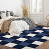 Washable Non Slip Modern Geometric Area Rugs, Indoor Contemporary Floor Carpet for Home Office - 4 of 4