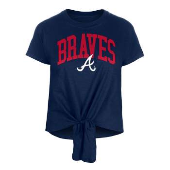 MLB Atlanta Braves Women's Front Knot T-Shirt