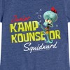 Girls' - SpongeBob SquarePants - Kamp Koral Kamp Kounselor Squidward Fitted Short Sleeve Graphic T-Shirt - 2 of 4