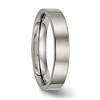 Black Bow Jewelry Titanium 4mm Polished Flat Comfort Fit Band - 4 of 4