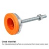 Unique Bargains Carbon Steel Non-Skid Adjustable Furniture Table Feet Leveling Feet - 3 of 4