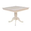 International Concepts 36 inches x 36 inches Square Top Pedestal Table  - 29.9 inchesH - 2 of 4