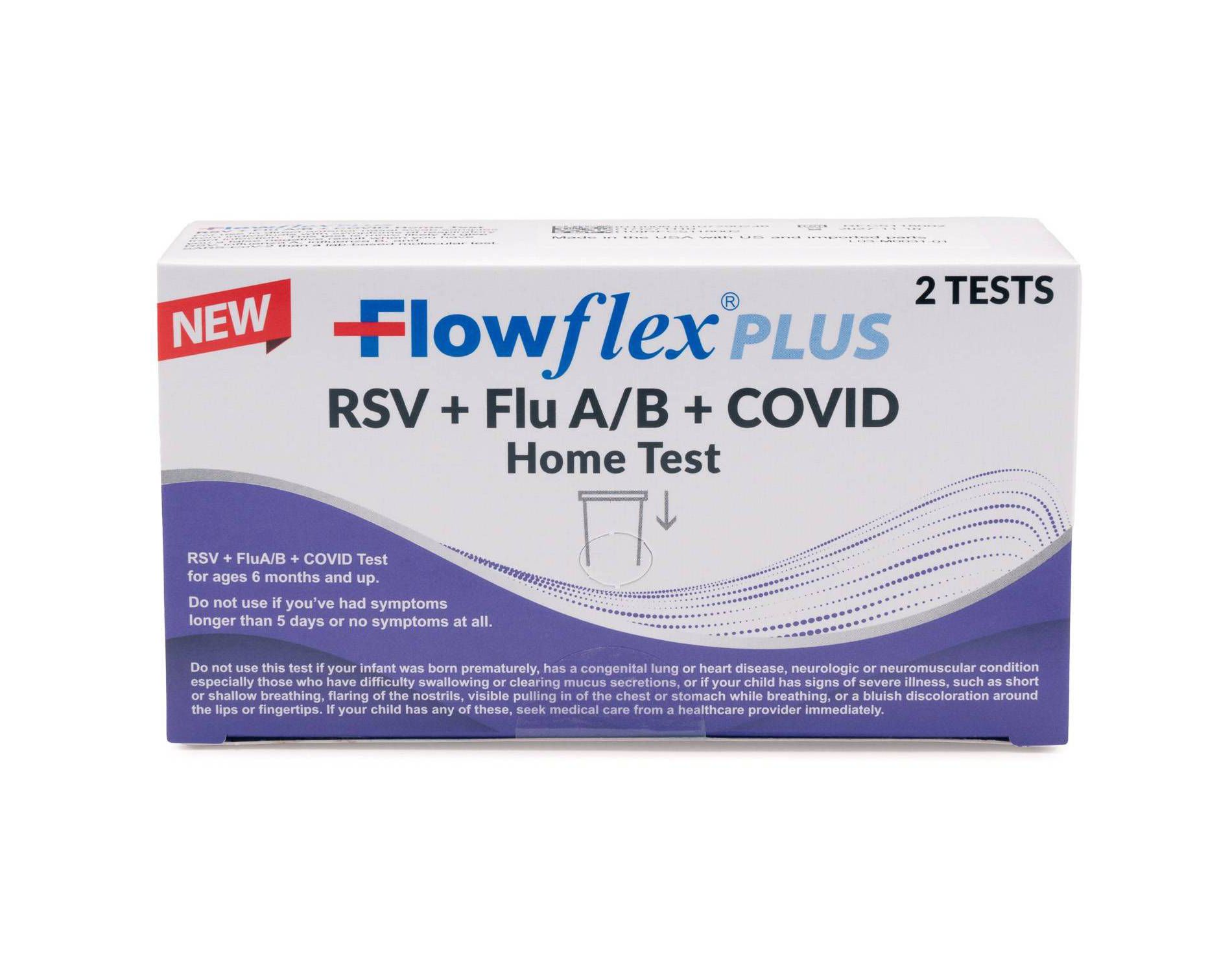 FlowFlex RSV + FluAB + Covid-19 Home Test - 2ct