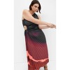 Women's Plus Size Aliza Print Pleat Maxi Dress - sienna | CITY CHIC - 3 of 4