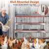 GustoWave 8-Hole Wall-Mounted Metal Chicken Nests Boxes Laying Eggs - 4 of 4