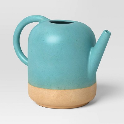 .42 gal Blue Ceramic Watering Can - Threshold&#8482;
