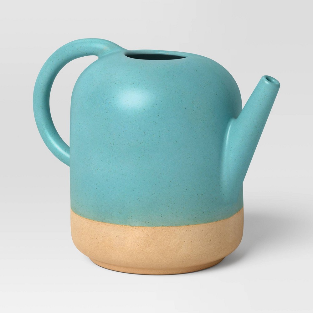 .42 gal Blue Ceramic Watering Can - Threshold™