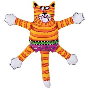 Fat Cat Multicolored Nylon Terrible Nasty Scaries Squeak Dog Toy Mini 1 pk - 1 of 1