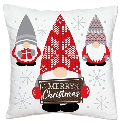 Big Dot Of Happiness Winter Wonderland - Snowflake Holiday Party And Winter  Home Decorative Canvas Cushion Case - Throw Pillow Cover - 16 X 16 Inches :  Target