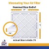 Filter King 8x8x1 Air Filter | 4-PACK | MERV 13 HVAC Pleated A/C Furnace Filters | MADE IN USA | Actual Size: 08 x 08 x .75" - 2 of 4