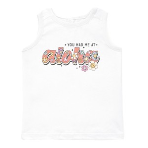 The Juniper Shop You Had Me At Aloha Toddler Tank - 1 of 4